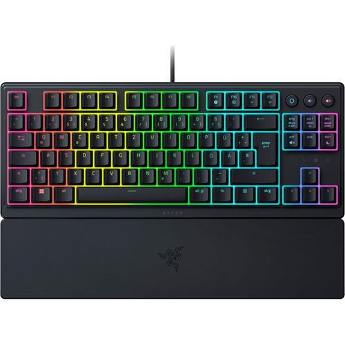 RAZER Gaming-Tastatur "Ornata V3 Tenkeyless", schwarz, B:36,3cm H:3,1cm T:14,4cm, Tastaturen, Gaming-Tastatur