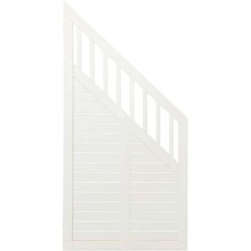 Plus Zaun Nostalgie 90 x 180/95 cm RAL 9010 Weiß