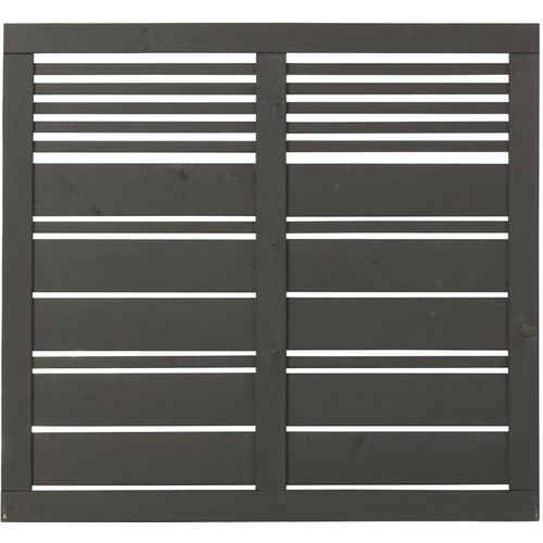 Plus Zaun Silence 120 x 110 cm umbragrau fungizidbehandelt