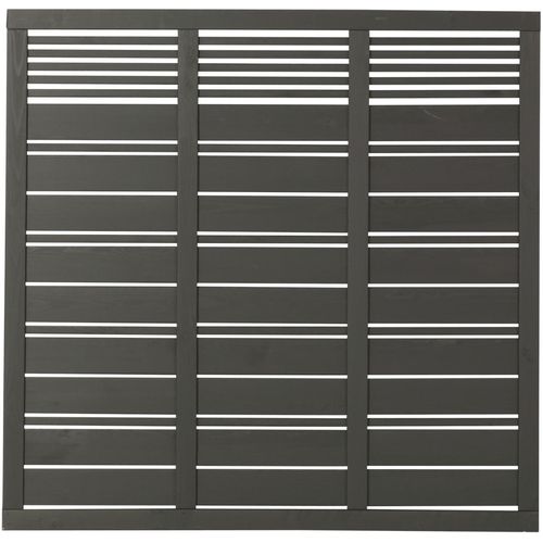 Plus Zaun Silence 176 x 170 cm umbragrau fungizidbehandelt
