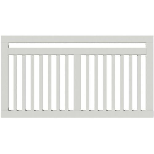 Plus Zaun Linea 150 x 80 cm RAL 9010 Weiß