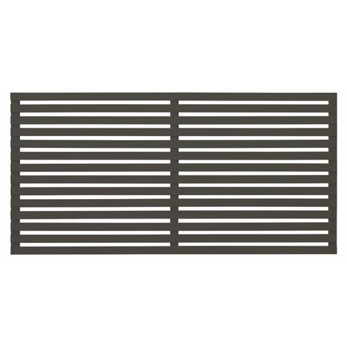 Plus Zaun Harmoni 180 x 90 cm umbragrau fungizidbehandelt