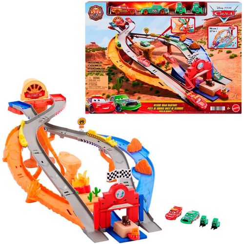 Autorennbahn MATTEL "Disney Pixar Cars Playset", bunt, Autorennbahnen, KinderB:25,4cm H:30,48cm T:101,6cm, Kunststoff, Autorennbahn, B:25,4cm H:30,48cm T:101,6cm
