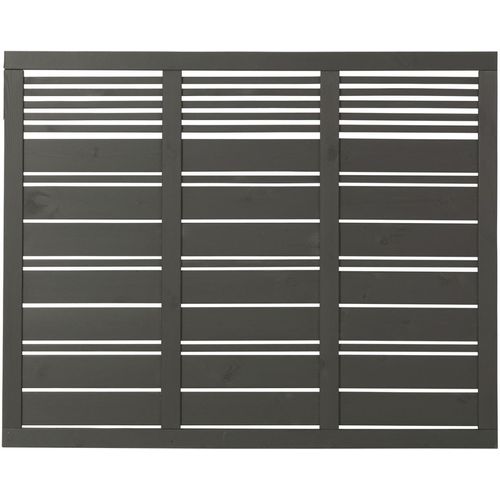 Plus Zaun Silence 176 x 110 cm umbragrau fungizidbehandelt