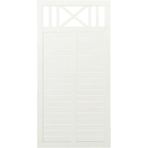Plus Zaun Nostalgie 90 x 180 cm RAL 9010 Weiß