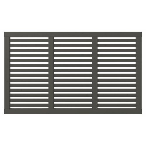 Plus Zaun Harmoni 180 x 107 cm umbragrau fungizidbehandelt