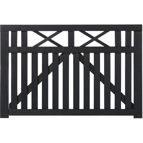 Plus Zauntor Vinesse 150 x 98 cm schwarz