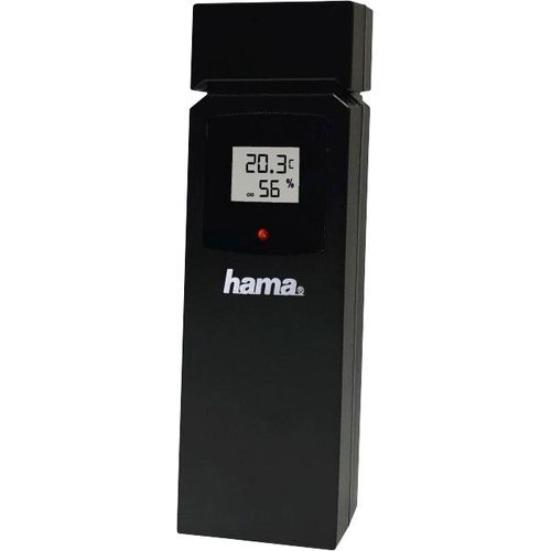 Sensor HAMA "Außensensor "TS36E" für Wetterstation", schwarz, B:11,6cm H:10,4cm L:4,6cm, Kunststoff, Sensoren, Sensor
