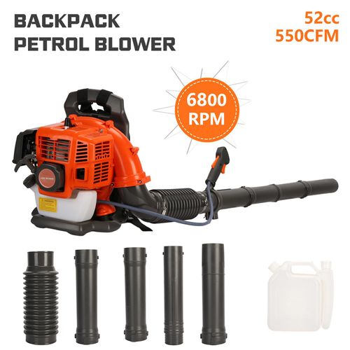 1 Set Laubbläser Rucksack Stil 52 Kubikzentimeter Einstellbare Rohr Gas Powered Staub Gebläse Garten Liefert