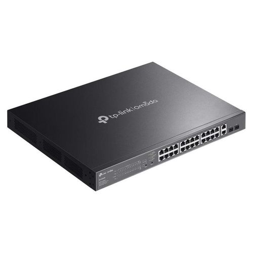 28-Port Gigabit Easy Managed Switch mit 24 PoE+ und Cloud-Management