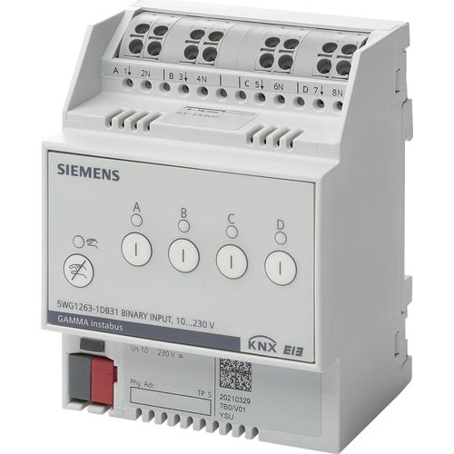 Siemens Binäreingang, 4 x AC/DC, 10...230 V, 1 Stk.