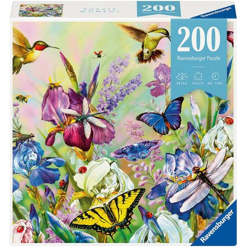 Puzzle RAVENSBURGER "Flowery meadow", bunt, Puzzles, KinderB:33cm H:21cm, Pappe, Made in Europe, B:33cm H:21cm