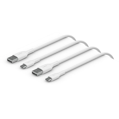 BELKIN USB-Kabel "BoostCharge USB-A zu USB-C PVC-Kabel 1m", weiß, 100cmcm, Kabel