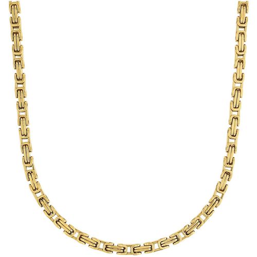 Königskette AMOR "2037333" Gr. 50, gold (gelbgoldfarben), Halsketten, Damen, 50, Edelstahl, B: 3,9mm, Königskette, B:3,9mm