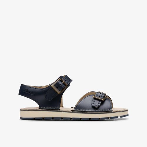 PlaysunReef K. Navy Leren Sandalen