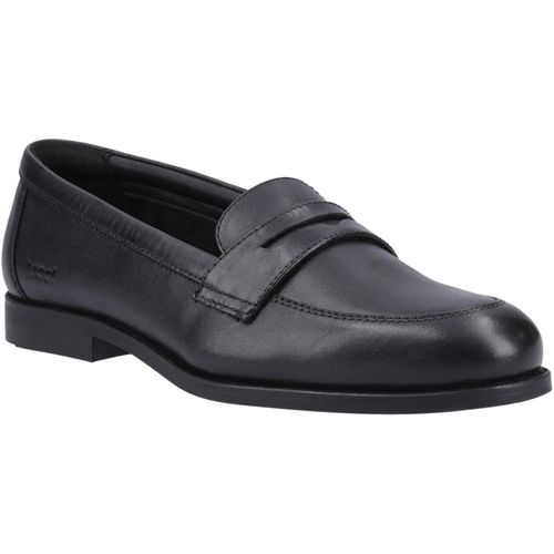 Pod Islay Meisjes Zwarte Leren Mocassins