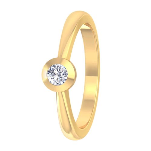 Diamantring ONE ELEMENT "Ring aus 585 Gold" Gr. 58, gold, Fingerringe, Damen, 58, 0,25, Diamantring, mit 1 Lab Grown Diamant / Labordiamant 0,25 ct
