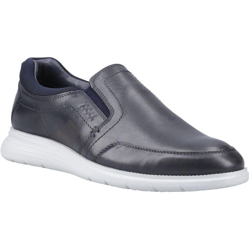 Pod Holden Leer/Textiel Heren Trainers Navy