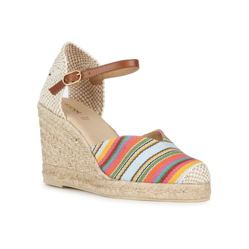 Geox D GELSA Dames Kamelen Sandalen