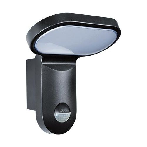 ESYLUX AOL 200 LED 5K, Wandbeleuchtung für den Außenbereich, Schwarz, Aluminium, Kunststoff, IP55, Fassade, II