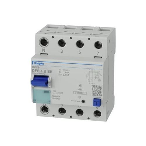 Doepke DFS 4 063-4/0,30-B SK - Fehlerstromschutzschalter - Typ B - IP20