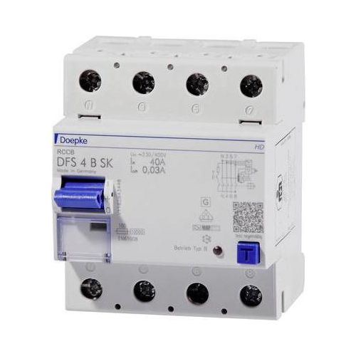 Doepke DOEP DFS4 040-4/0.03-B SK HD Fehlerstromschutzschalter 4p 40 A 0.03 Typ B