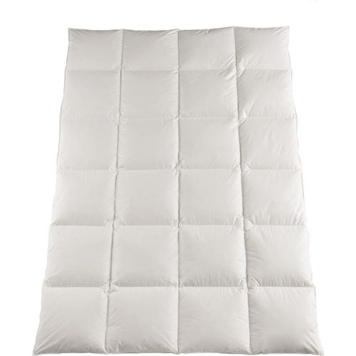 Häussling Daunenliebling Kassettenbett warm, wollweiß, 155x220 cm