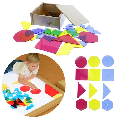 MASTERKIDZ Póprzezroczyste Ksztaty Geometryczne