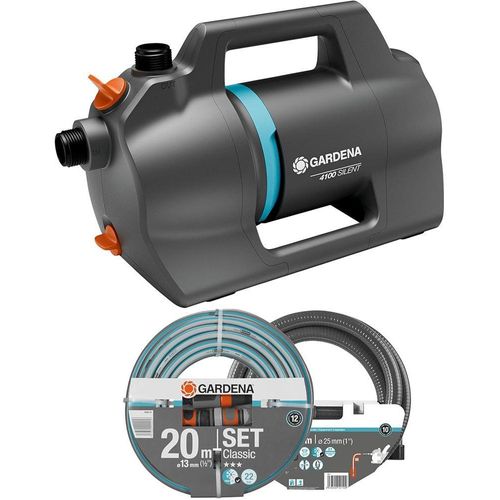 Gardena 9051-20, Schwerkraftpumpe, 3,6 bar, 4100 l/h, IPX4, Grau