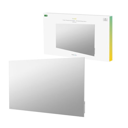 Hombli smartes Infrarot Glas Heizpanel 600W Spiegel