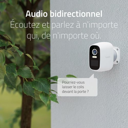 Hombli smarte Batterie Kamera, weiß