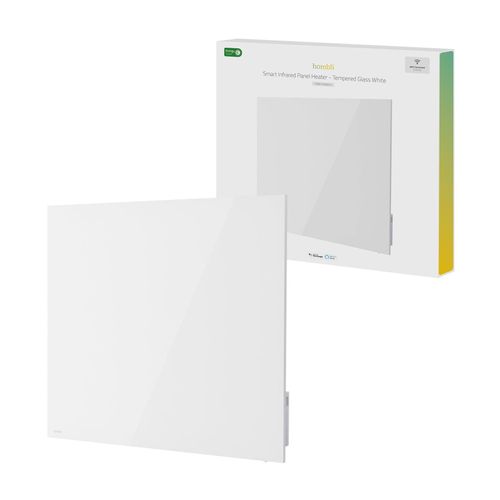 Hombli smartes Infrarot Glas Heizpanel 400W weiß