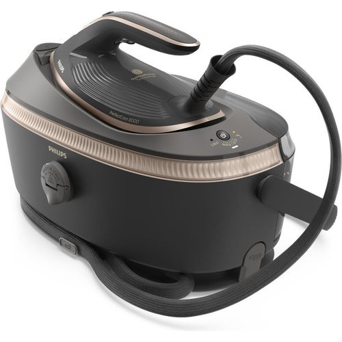 Philips PerfectCare Dampfbügelstation 8000 Series, 3120 W, 750 g/min, SteamGlide Elite-Sohle, 9 bar, 1,4 l, 215 g/min