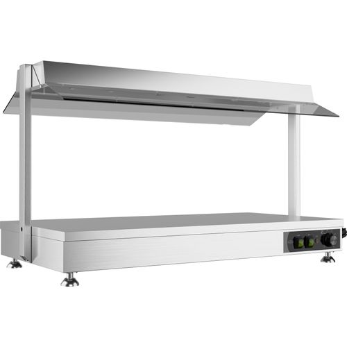 Wärmeeinheit aus Edelstahl als Tischgerät für 3x 1/1 GN Behälter, 1035x500x600 mm