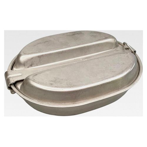 BTC Trading Co Pty Ltd Est. 1974 Vietnamkrieg-Mess-Kit - Original US GI M1942 Chaos Pfanne - Edelstahl - Silber - Standard - 1967