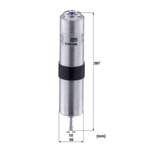MANN-FILTER Kraftstofffilter wk5015 Leitungsfilter 267mm für BMW