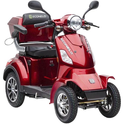 Elektromobil ECONELO "Seniorenmobil P4000, Lithium-Akku, 25 km/h, 1000 Watt", rot, ElektromobileB:70cm H:100cm L:146cm, B:70cm H:100cm L:146cm, Topseller
