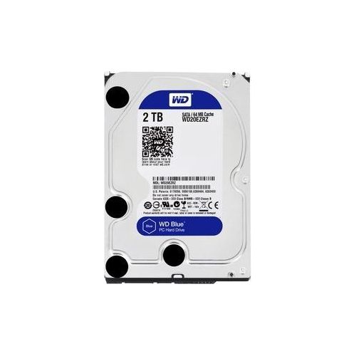 Western Digital Blue, 2 TB, 5400 RPM, 64 MB, 3.5", Serial ATA III
