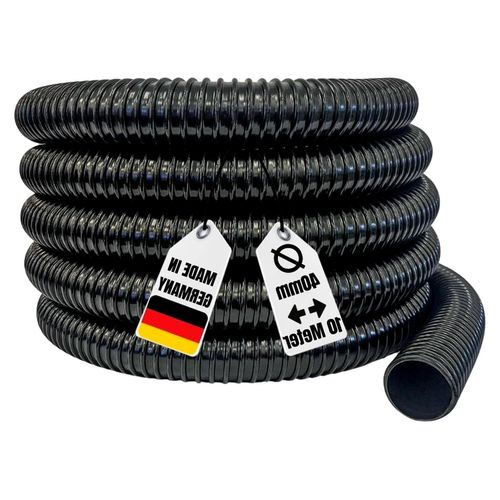 Teichschlauch 40 mm 1 1/2" I Hochwertiger Teich Schlauch für Garten & Teiche I Teichschlauch I Spiralschlauch I Saugschlauch I Pumpenschlauch I Flexibel Wasserschlauch (10 Meter)