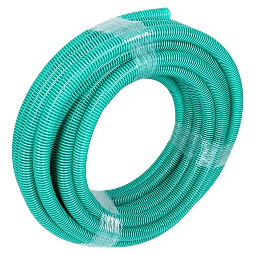 25m Rolle Premium Saugschlauch 1" (25mm), grün, Spiralschlauch Förderschlauch Pumpenschlauch Teichschlauch Gartenschlauch