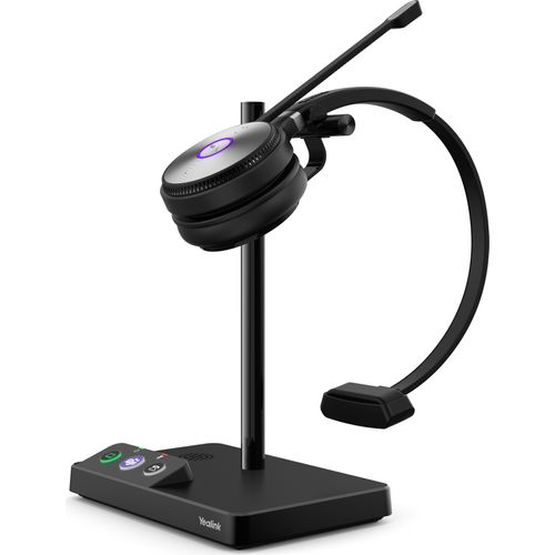 Yealink WH62 Mono Teams Headset, Kabellos, Büro/Callcenter, 20 - 20000 Hz, 80 g, Kopfhörer, Schwarz
