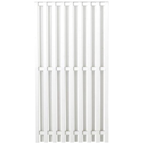 Plus Zaun Nagano 90 x 180 cm RAL 9010 Weiß