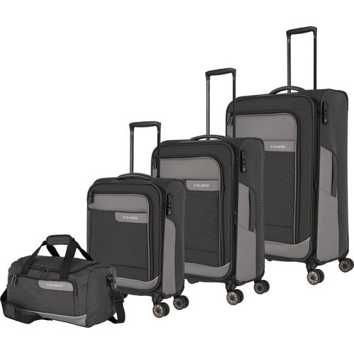 travelite VIIA 4W Trolley L / M / S Travelbag Slate grau 78cm