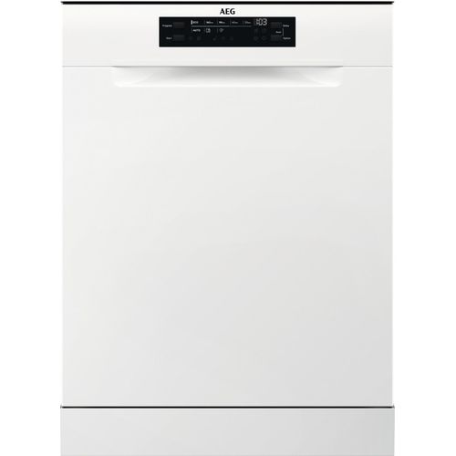 AEG 6000 SatelliteClean / Standgeschirrspüler 60 cm / AirDry - perfekte Trocknungsergebnisse / Besteckkorb FFB53617ZW Weiß