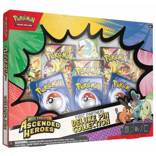 Pokemon Ascended Heroes: First Partners Deluxe Pin Collection
