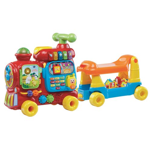Spielzeug-Eisenbahn VTECH "VTechBaby, ABC-Eisenbahn", bunt, Spielzeugfahrzeuge, KinderB:77cm H:40cm T:25cm, B:77cm H:40cm T:25cm
