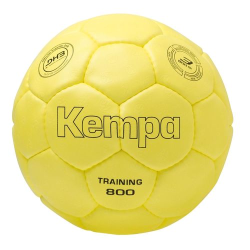 Handball KEMPA "Handball TRAINING 800 GRAMM" Gr. 3, gelb, Bälle, Herren, 3