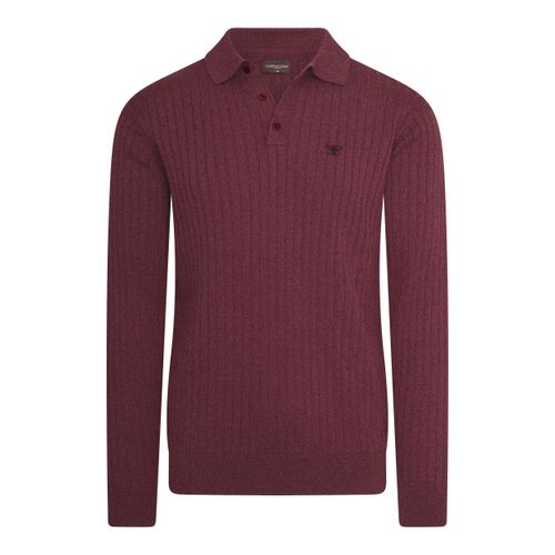 Cappuccino Italia Trui Massa Knit Polo Rood