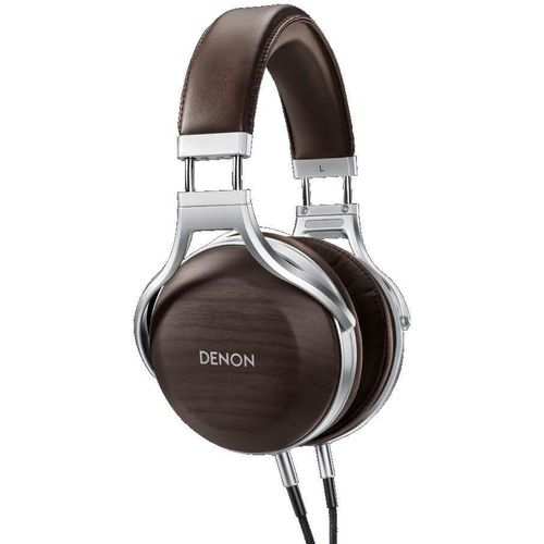 Denon AH-D5200, Kabelgebunden, 5 - 40000 Hz, 385 g, Kopfhörer, Braun, Silber