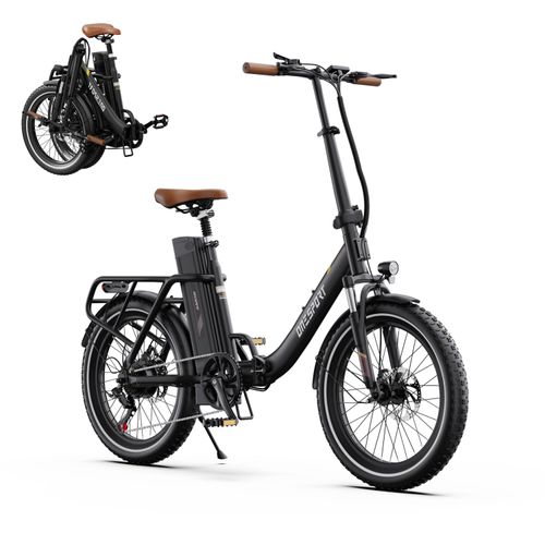 Onesport 20" Elektrofahrrad Pedelec, elektrisches Faltrad mit 48V/17Ah Akku, 250W Leistung